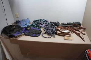 Assorted Horse - Bags, Lead Ropes, Straps