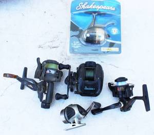 Lot Of 5 Fishing Reels
