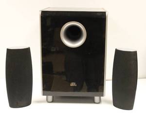 JBL CS100SUB Home Theater Powered Active Subwoofer  2 GBL Speakers