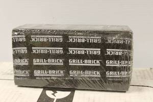 Grill-Brick NSF Commercial Grill Cleaner Bricks, Case Of 12 Bricks, Each Measures 8X4X3.5