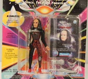 Star Trek Next Generation Vintage Play Mates Skybox Ambassador KEhleyr Klingon WCollector Card New Sealed