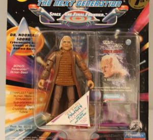 Star Trek Next Generation Vintage Play Mates Skybox Dr. Noonian Soong WCollector Card New Sealed