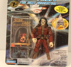 Star Trek Next Generation 7th Season Vintage 1993 Play Mates Skybox The Mausician WCollector Card New Sealed