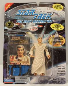 Star Trek Next Generation 7th Season Vintage Play Mates Skybox Ambassador Sarek WCollector Card New Sealed