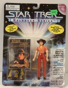 Star Trek Holodeck Series Vintage Play Mates Skybox Counselor Deanna Troi As Durango WCollector Card New Sealed