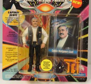 Star Trek Next Generation Vintage Play Mates Skybox Captain Scott WCollector Card New Sealed