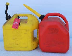 5 Gallon Gas Containers Lot of 2