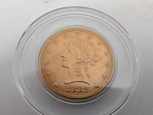 1882 Ten Dollar Gold Coin