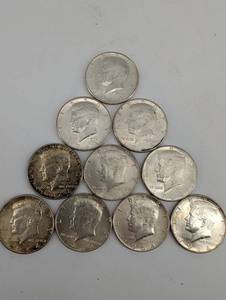 1964 Kennedy Half Dollars - 90% Silver - Group of US Coins