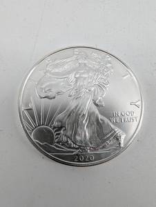 American Silver Eagle 1 oz .999 Fine Silver Dollar - 2020