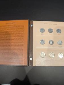 Nearly Complete 12-Coin Set of Susan B. Anthony Dollars