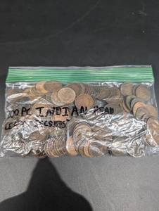 200 Mixed Date Indian Head Pennys
