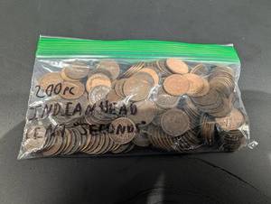 200 Mixed Date Indian Head Pennys