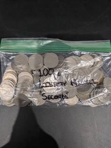 100 Mixed Date And Condition Liberty Nickels
