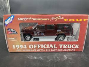 1994 Don Prudhomme Final Strike Tour GMC Suburban 125 Metal Die Cast Bank
