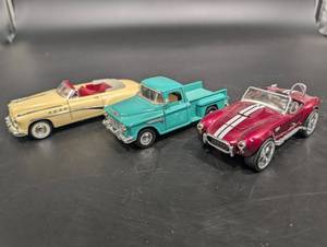 427 Cobra & Boss Chev Step Side Diecast Vehicles (Lot of 3)