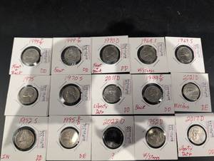 Jefferson Nickel Collection