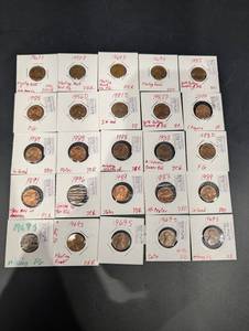 Lincoln Cent Variety Assortment (1969S, 1970D, 1956D, 2009) (Lot of 20)