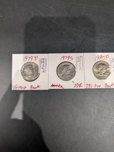 Lot Of 3 Susan B Anthony Dollars