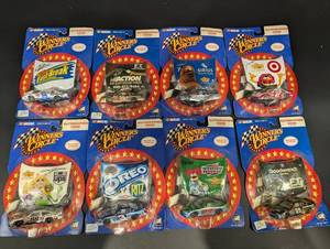 Winners Circle Autographed Hood Series NASCAR Die-Cast Assortment No. 30217 (Lot of 8)