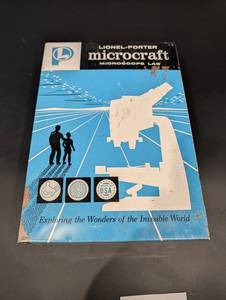 Lionel-Porter Microcraft Microscope Lab - Vintage USA Made Science Toy