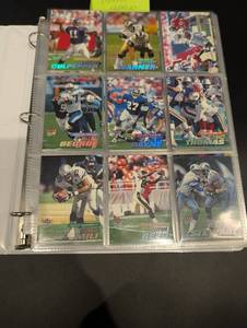 Binder Full Of Baseball Cards.