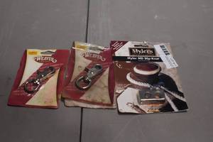 Slip knot, 2 Scissor snaps