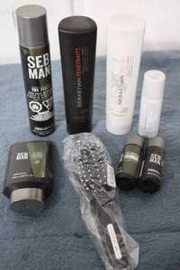 SEB MAN hair care products shampoo,...
