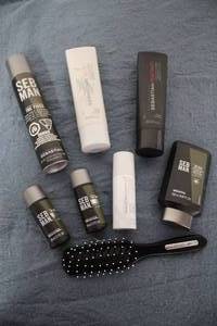 SEB MAN hair care products shampoo,...