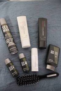SEB MAN hair care products shampoo,...
