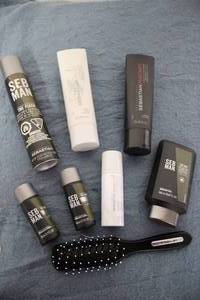 SEB MAN hair care products shampoo,...