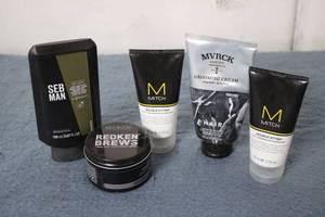 Barber essentials set including red...