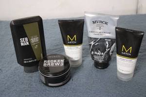 Barber essentials set including red...