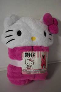 HELLO KITTY OVERSIZED HOODED BLANKE...