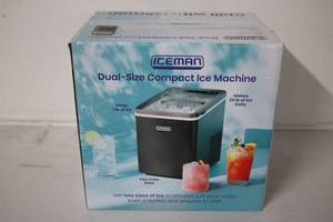 ICE MAN Dual-size Compact Ice Machi...