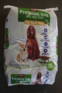 30lb Bag of Premium Dog Food For Ad...