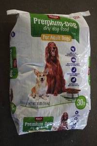 30lb Bag of Premium Dog Food For Ad...