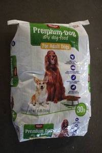 30lb Bag of Premium Dog Food For Ad...