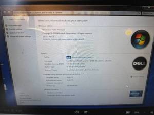 Used Dell Desktop all in one, Intel...
