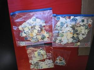 Old stamps, some never used SA and ...