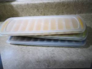 3 Silicone ice cube trays...