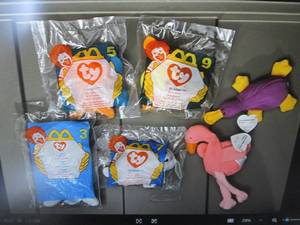 TY McDonalds mini beanie babies, 19...