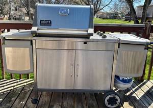 Weber Genesis Platinum Gas Grill & Propane Tank Included - LP Grill