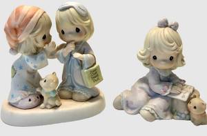 Precious Moments Sleep Over Snack Pack Figurine Set