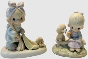 Precious Moments - Loving Is Sharing & Sweep all your Worries Away