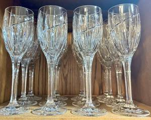 Mikasa Crystal Wine Glasses