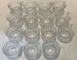 15 - Fostoria Glass Punchbowl Cups