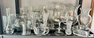 Crystal Glassware Collection - Vases & Goblets, Bowls & Stemware