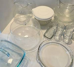 Assorted Kitchen Wares including Pampered Chef Batter Bowl with Lid