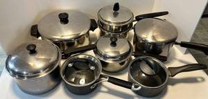 Calphalon Kitchen Essentials Cookware Set - Stainless Steel Pots & Pans